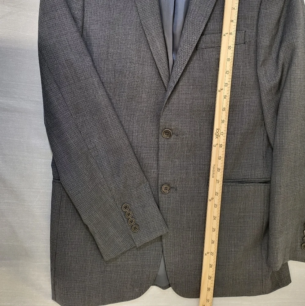 John Varvatos Blazer Men's Size 40R Wool‎ Double Vents Tweed